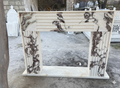 Calacatta Viola Marble Fireplace Surround and Mantel