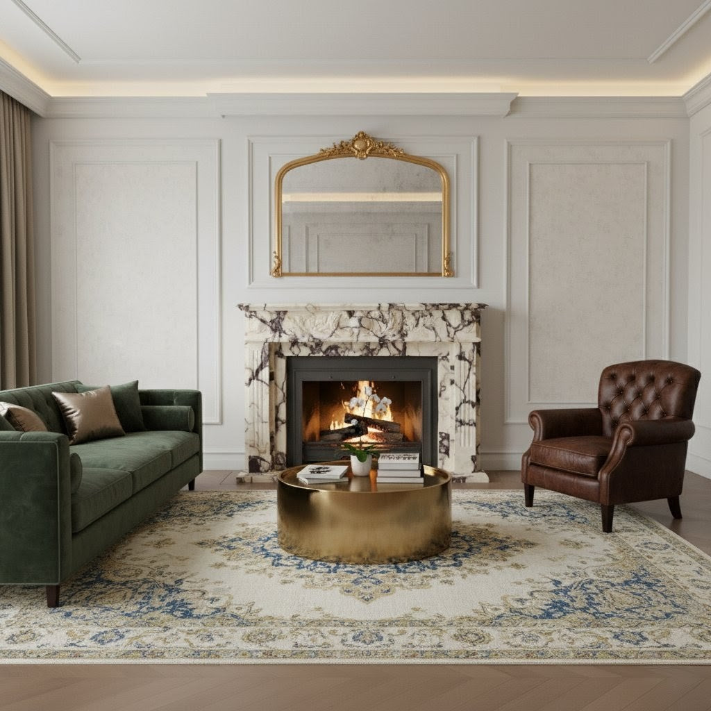 Calcatta Viola Marble Royal French Fireplace Surround and Mantel